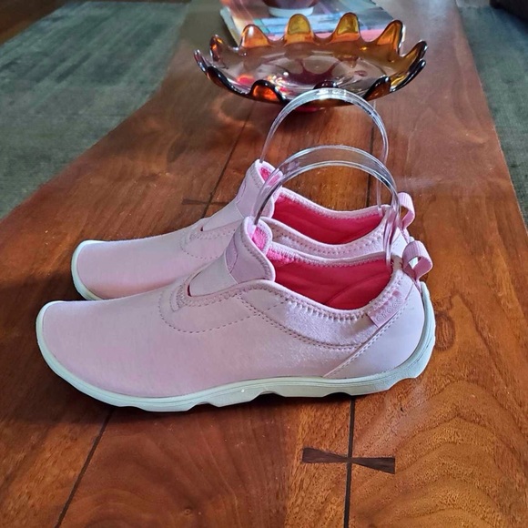 Crocs Duet Busy Day Heathered Easy On Slip On Shoe Pearl Pink Size 7 - Picture 6 of 10